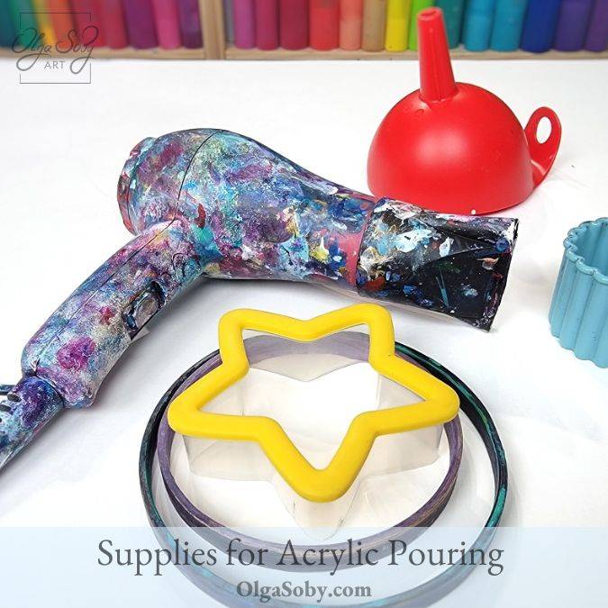 Acrylic paint pouring deals supplies